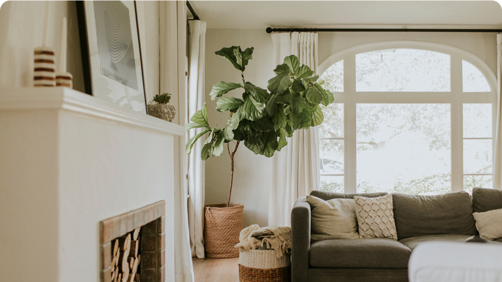 Living room in a remote house