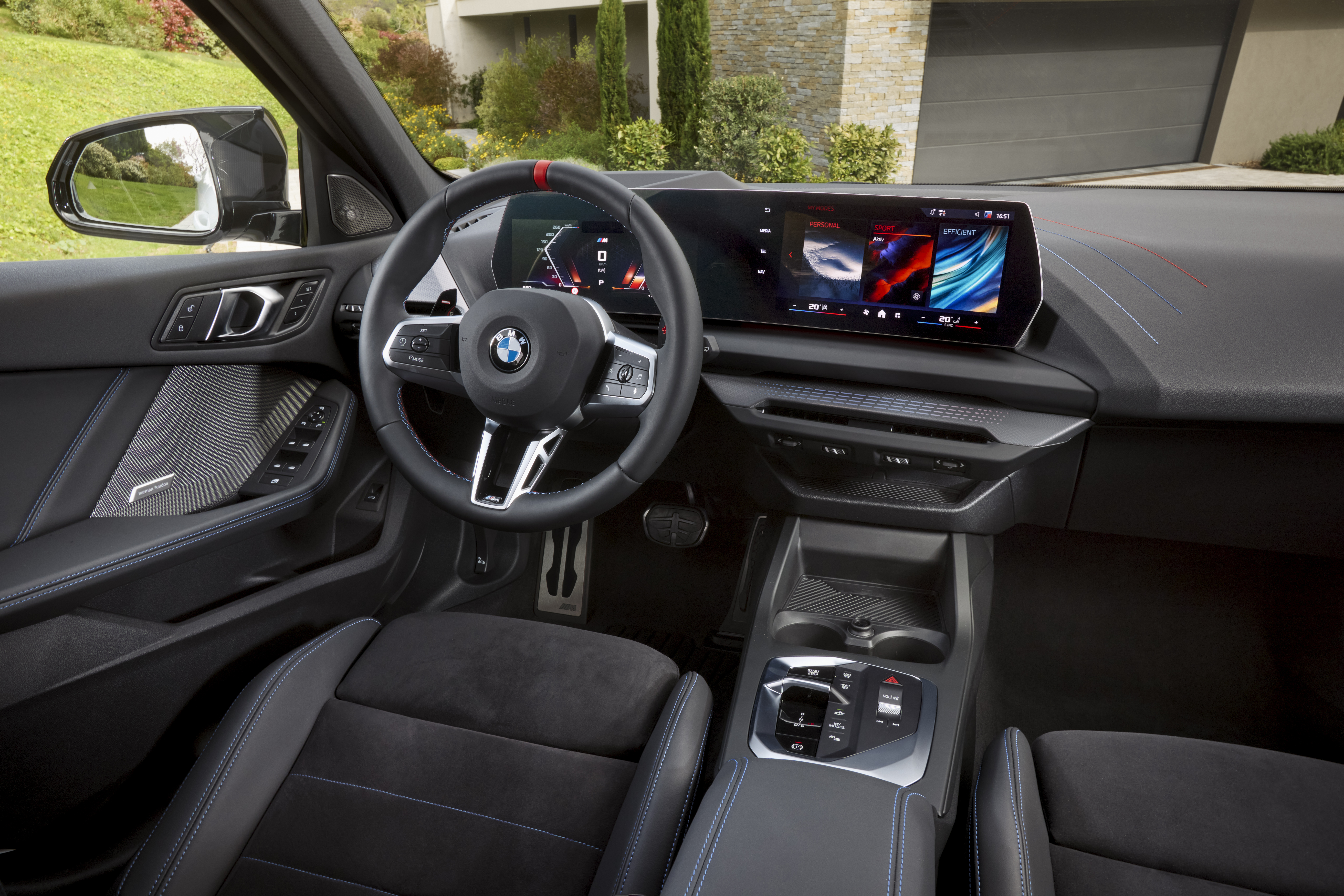 BMW M135 interior and dashboard
