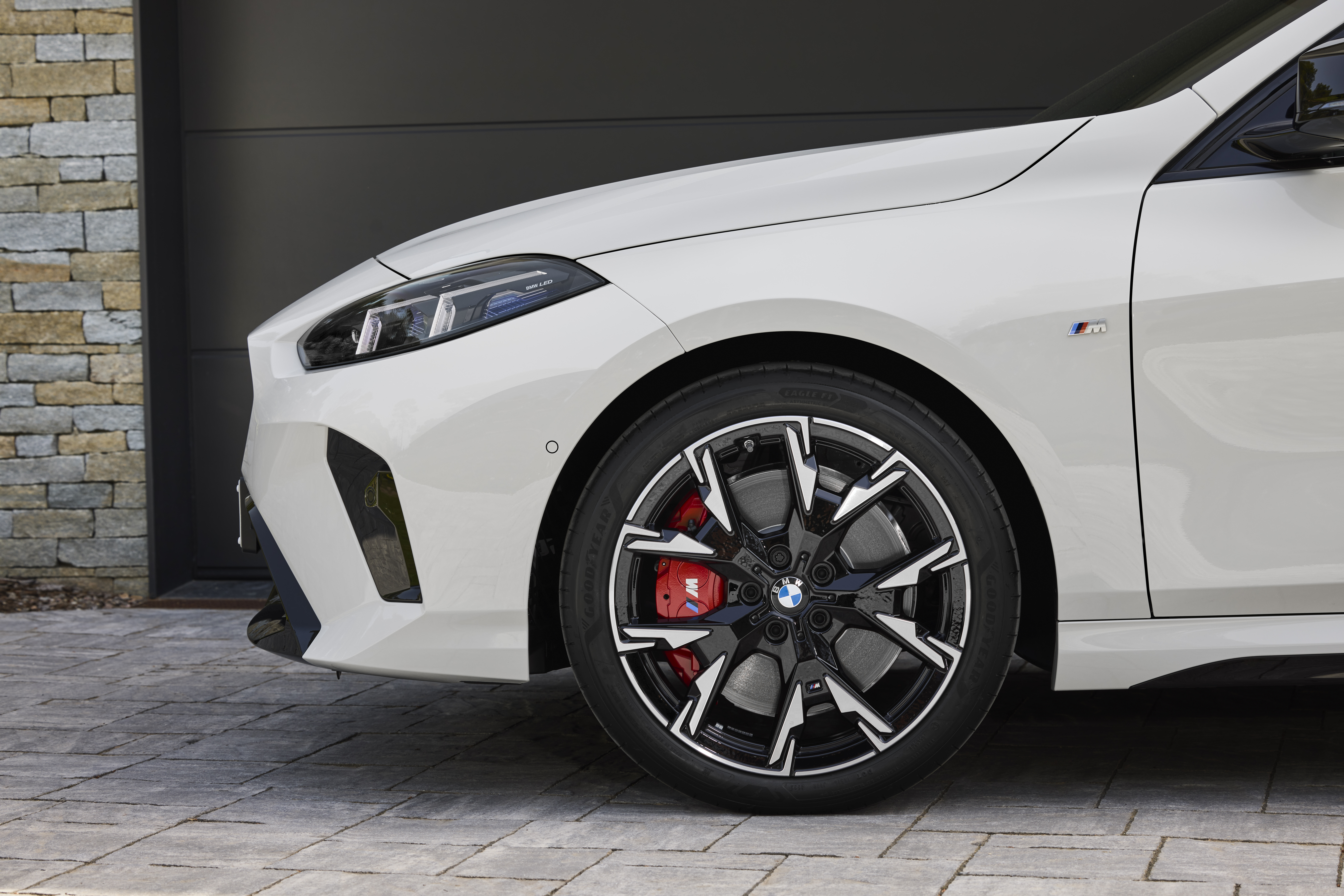 BMW M135 side view front view
