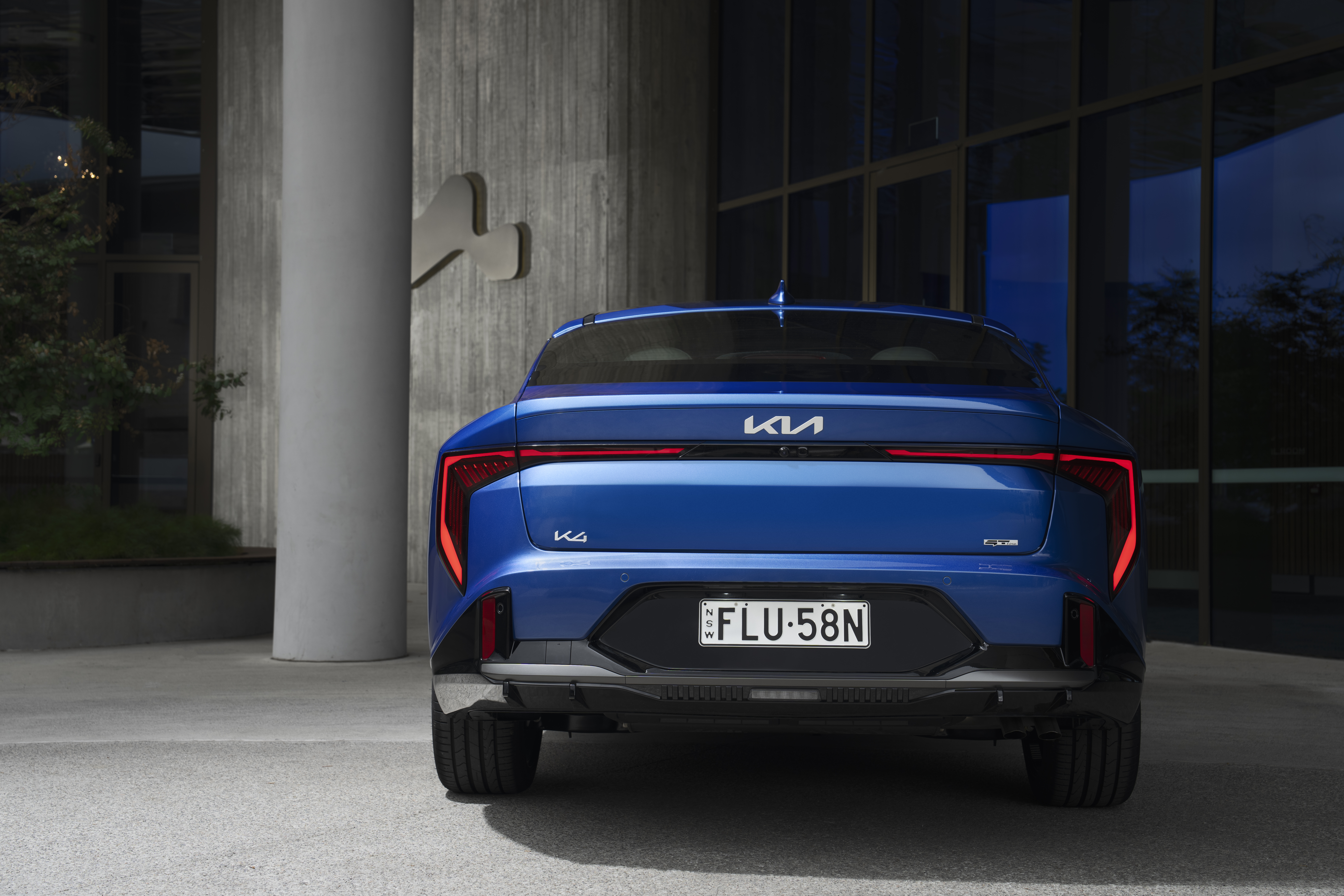 Kia K4 Sedan GT-Line rear view