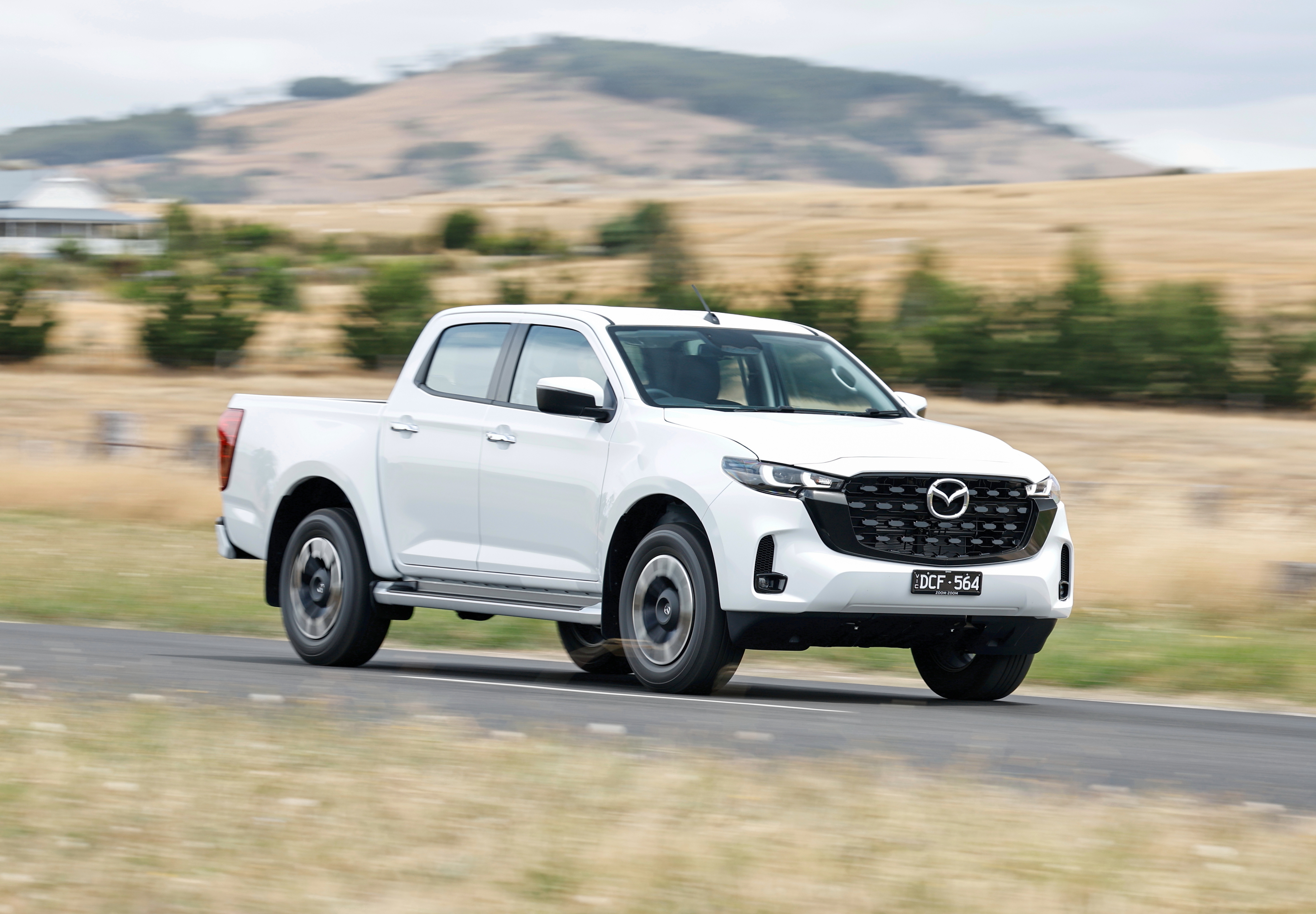 Mazda BT-50 on the road